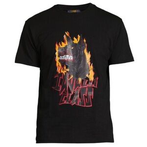 Cavalli Class by Roberto Cavalli Doberman Crewneck Graphic Tee men’s black XL